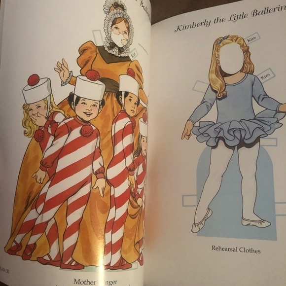 Tom Tierney’s Little Dancers Paper Dolls 6 Dolls Full Costumes New Collector - Picture 3 of 7